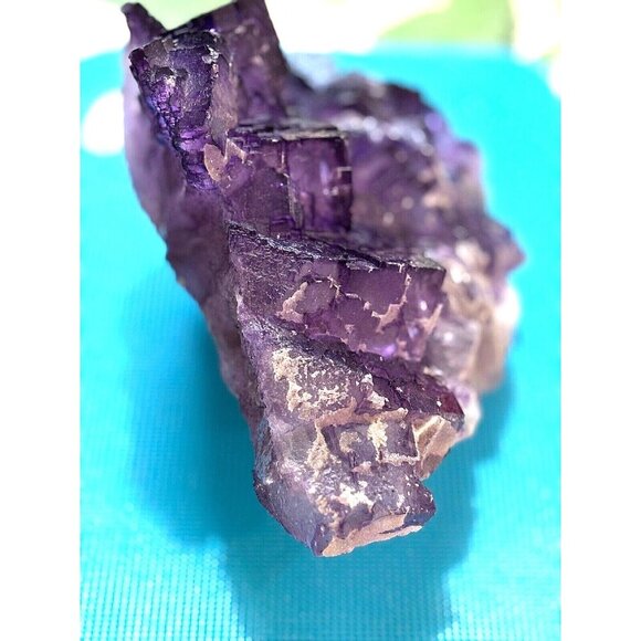 FLUORITE  Purple  Crystal Cluster 2248 g (4.956 lbs.)​ - Picture 4 of 14